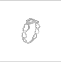 Anneau Femme in Or Zircone A591B10 AN